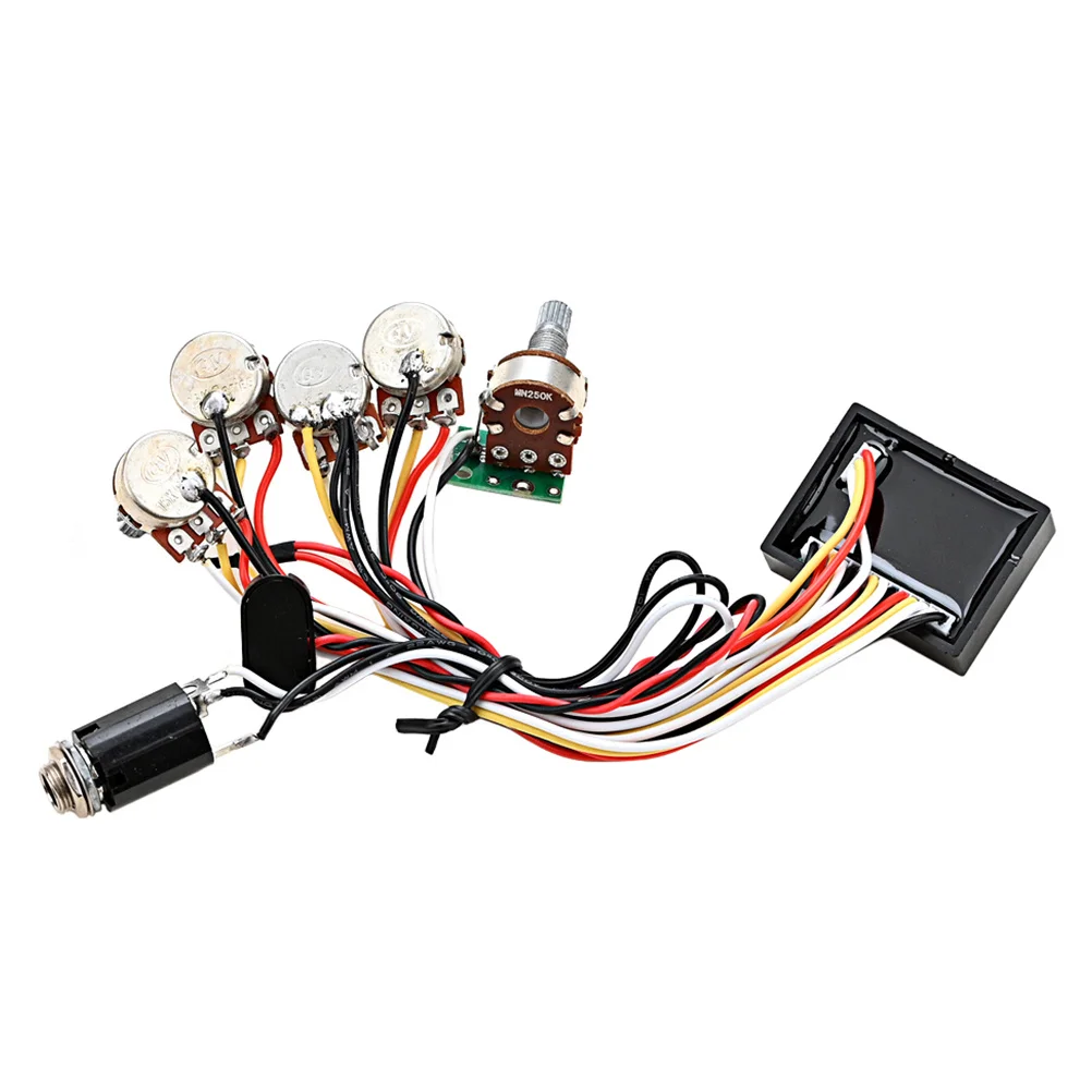 

Bass Active Circuit For Guitar Bass Tone Control Wiring Reliable Guitar Circuit Harness Music Instrument Refitting Part