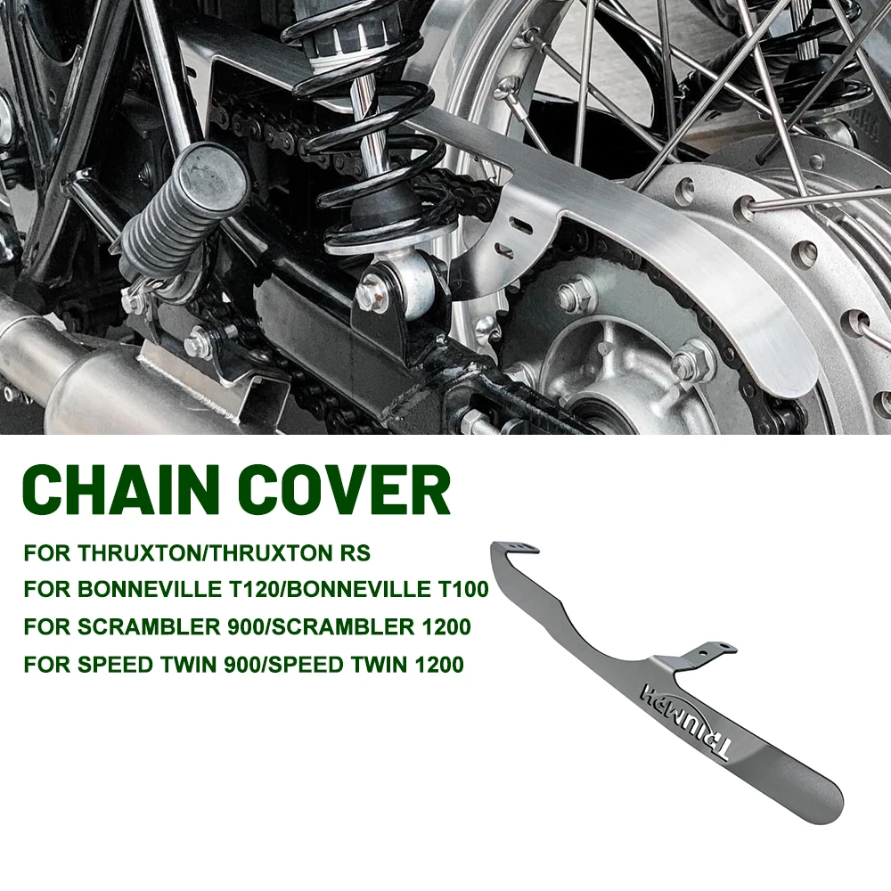 

Motorcycle Accessories For Bonneville T100 T120 Thruxton RS Motorcycle Chain Protector Guard Rear Sprocket Cover