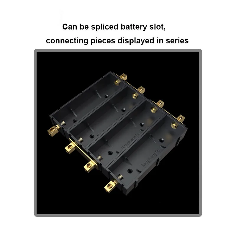 6Pcs Splicable battery slot 21700/18650 battery case solder-free battery box Battery Holder high-current DIY Power Bank Cases