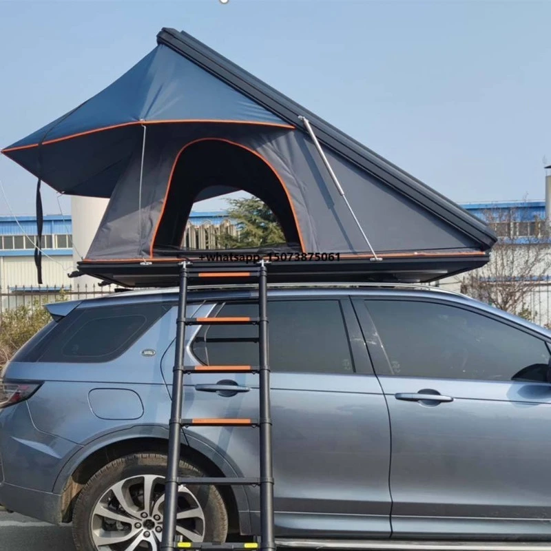 Wholesale Camping Outdoor Waterproof Double Layer Rooftop Car Tent with Aluminum Pole Outdoor 2-3 Person Four-Season