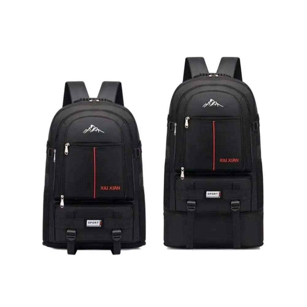 

Large Capacity Mountaineering Backpack Waterproof Zipper Outdoor Mountain Bag Shoulders Bag Travel Storage Bags Nylon Rucksack