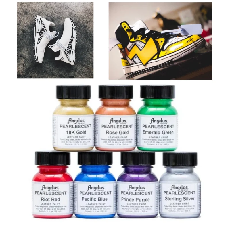 8ml/15ml/25ml/118ml/bottle Leather Shoes/backpack Pearlescent Pigment DIY Creative Custom Shoe Leather Products Painting Pigment