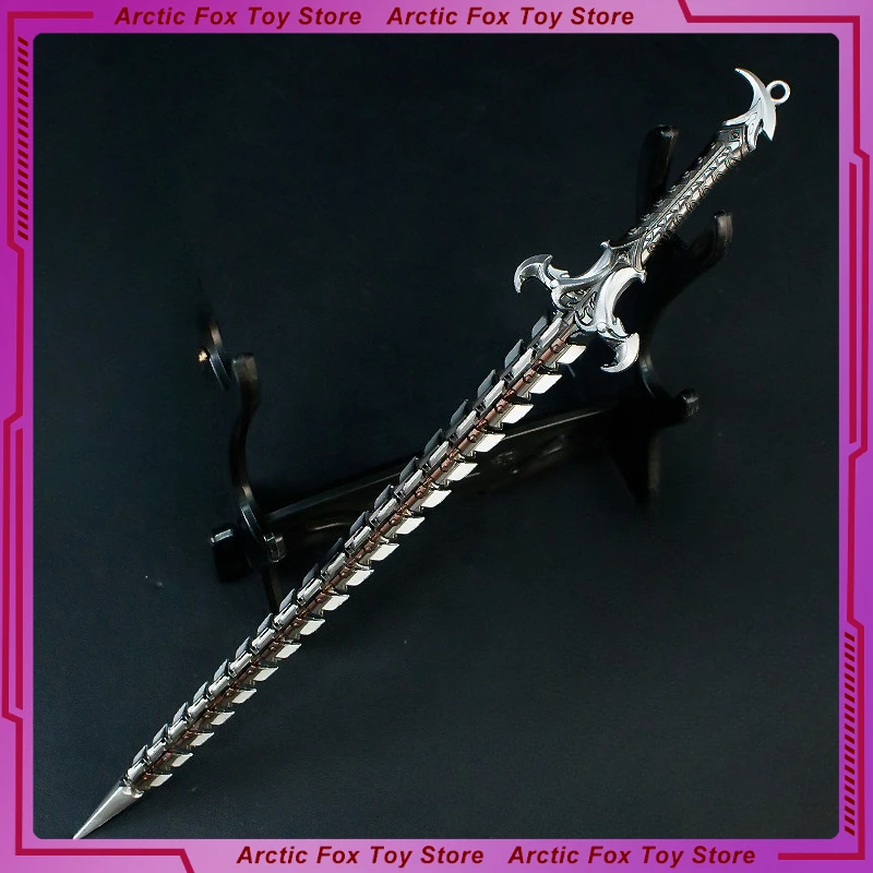 30 centimetri Nuovo Gioco Figura Lama Del Serpente Periferico In Metallo Artigianato Modello Puntelli Desktop Decorare Ornamenti Regali Di Compleanno Giocattoli