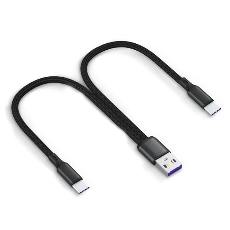 Kabel isi daya Tipe C Splitter, kabel pengisian daya Port ganda pengisian cepat 6A TYPE-C + perangkat TYPE-C