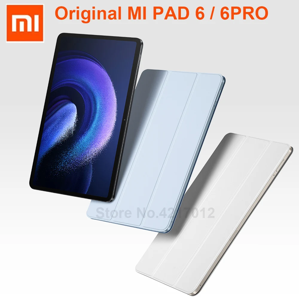 Xiaomi-Mi Pad 6/6Proタブレットケース,オリジナルの合成皮革カバー