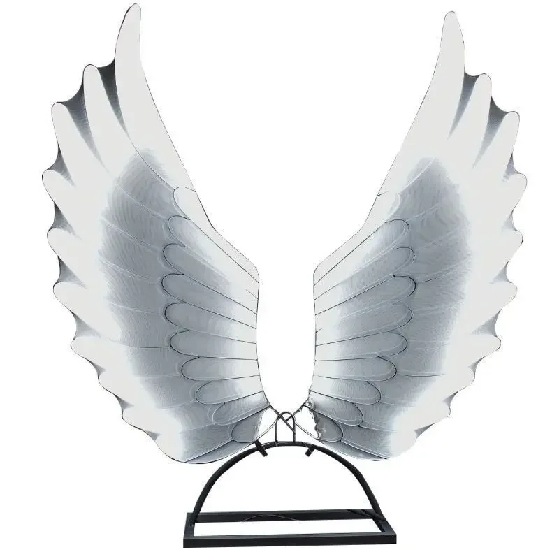 Wrought iron luminous butterfly wings wedding stage, scene decoration road guide lighting props ornament
