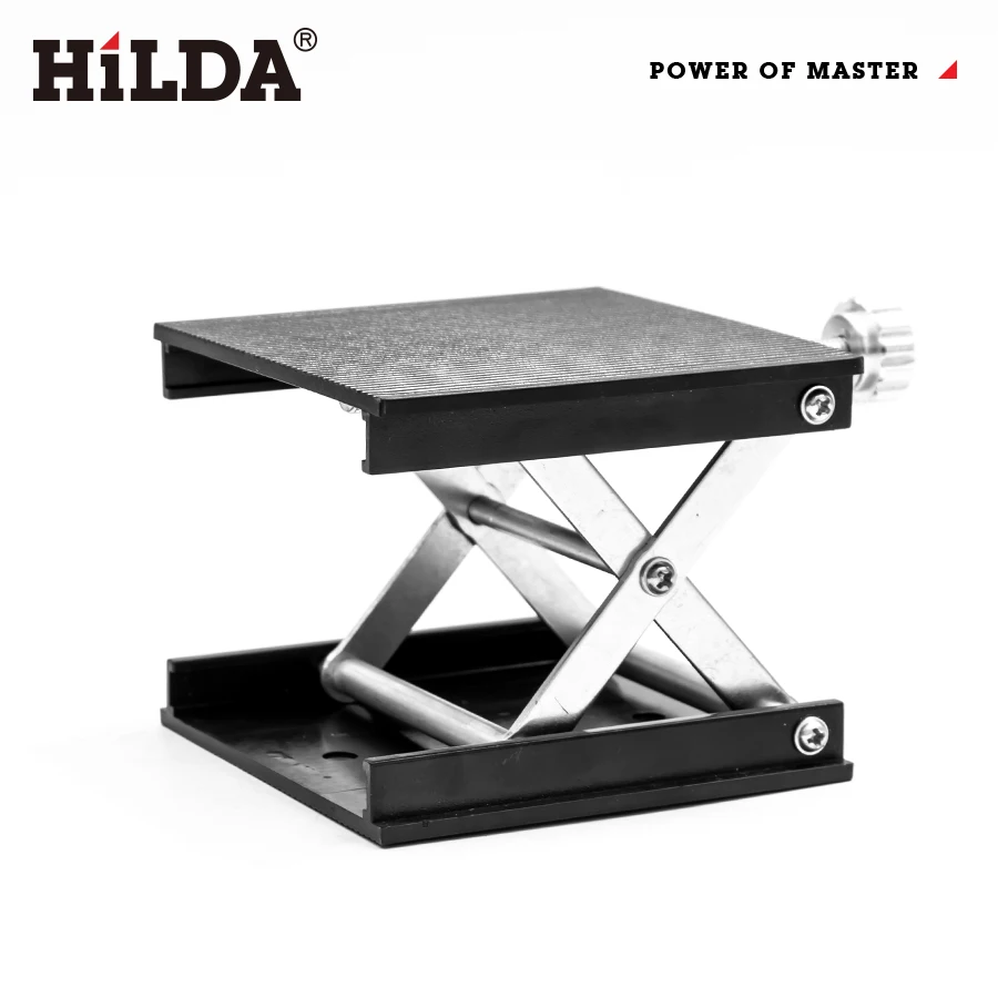 HILDA Aluminum Lifter Adjustable Laser Level Stand Manual Lifting Stand For 3D/4D Self-Leveling Horizontal&Vertical Laser Level