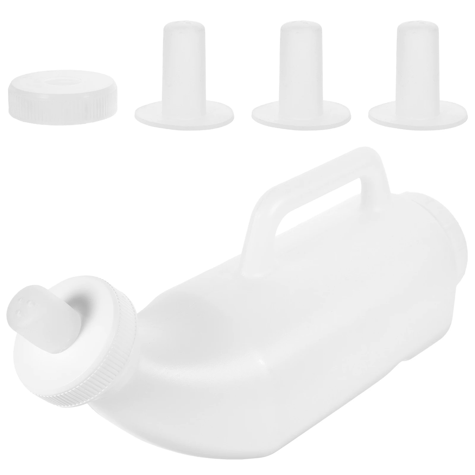 

1 set Calf Feeding Bottle 2-liter Capacity Goat Sheep Cow Nursing Silicone Nipple Reusable Livestock Farm Animal Supplies