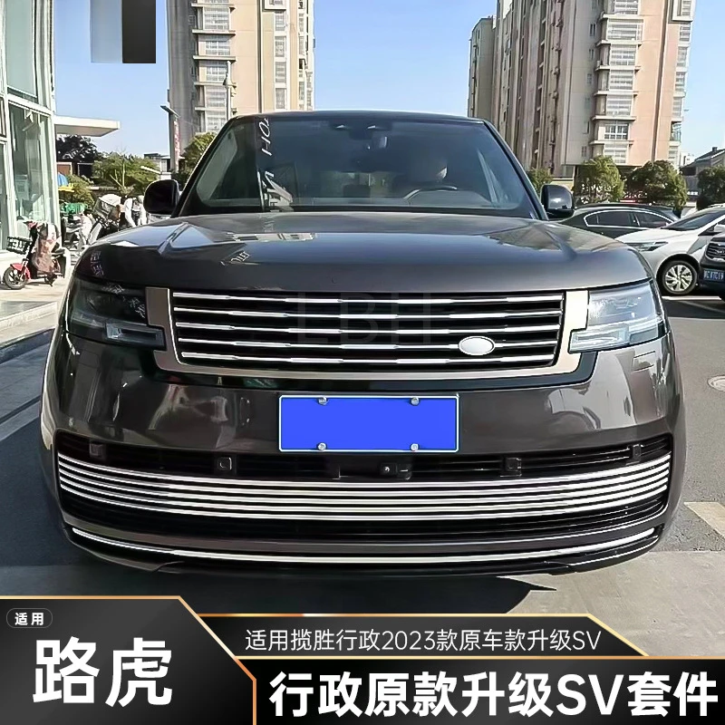 

SAAR Compatible with 2023 Range Rover Executive Original Model Upgrade SV Front Bumper Body Kit Center Grille