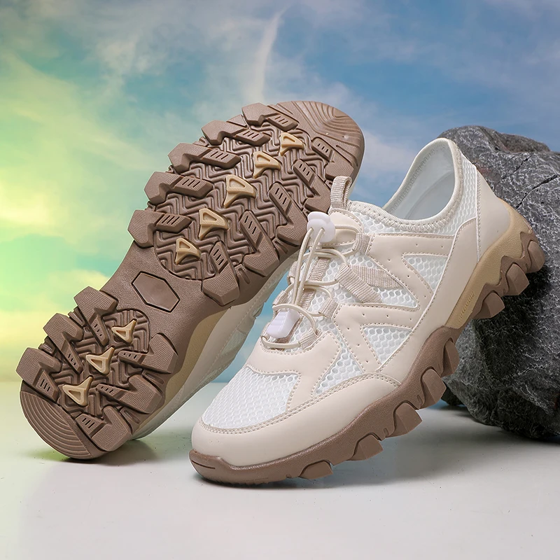 

Men's Hiking Shoes Summer Fashion Breathable Mesh Shoes Men's Casual Tennis Sneakers Men's Non-slip Hiking Footwear Zapatillas