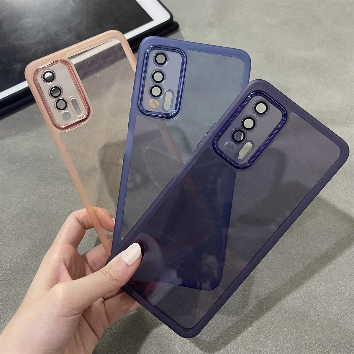 

Original Camera Lens Film Protector Phone Case for Huawei Nova6 Nova 6 SE 6SE 5G Soft Transparent Silicone Shockproof Back Cover