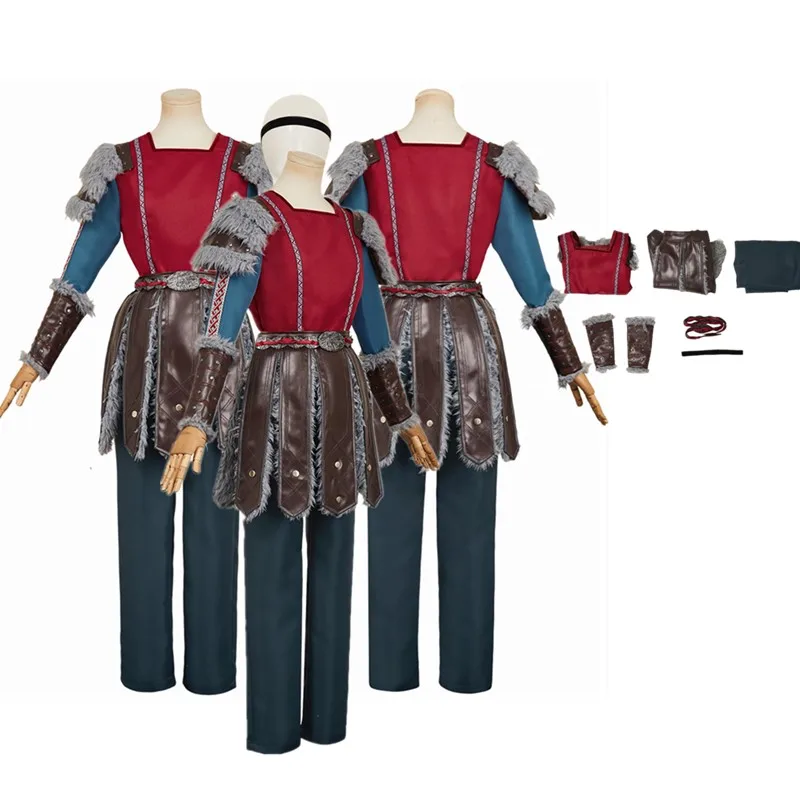 

Fantasy Astrid Cosplay Costume Cartoon Dragon 2025 Fantasia Adult Women Top Skirts Pants Outfits Halloween Carnival Party Suit
