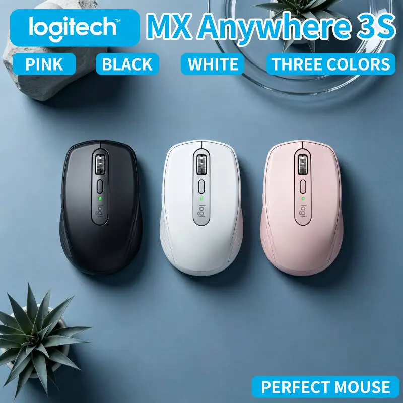 Wireless MX Anywhere 3S - 8K DPI, MagSpeed Scroll, Anti-Slip, Perfect for Toy Design Creative Studio & Task