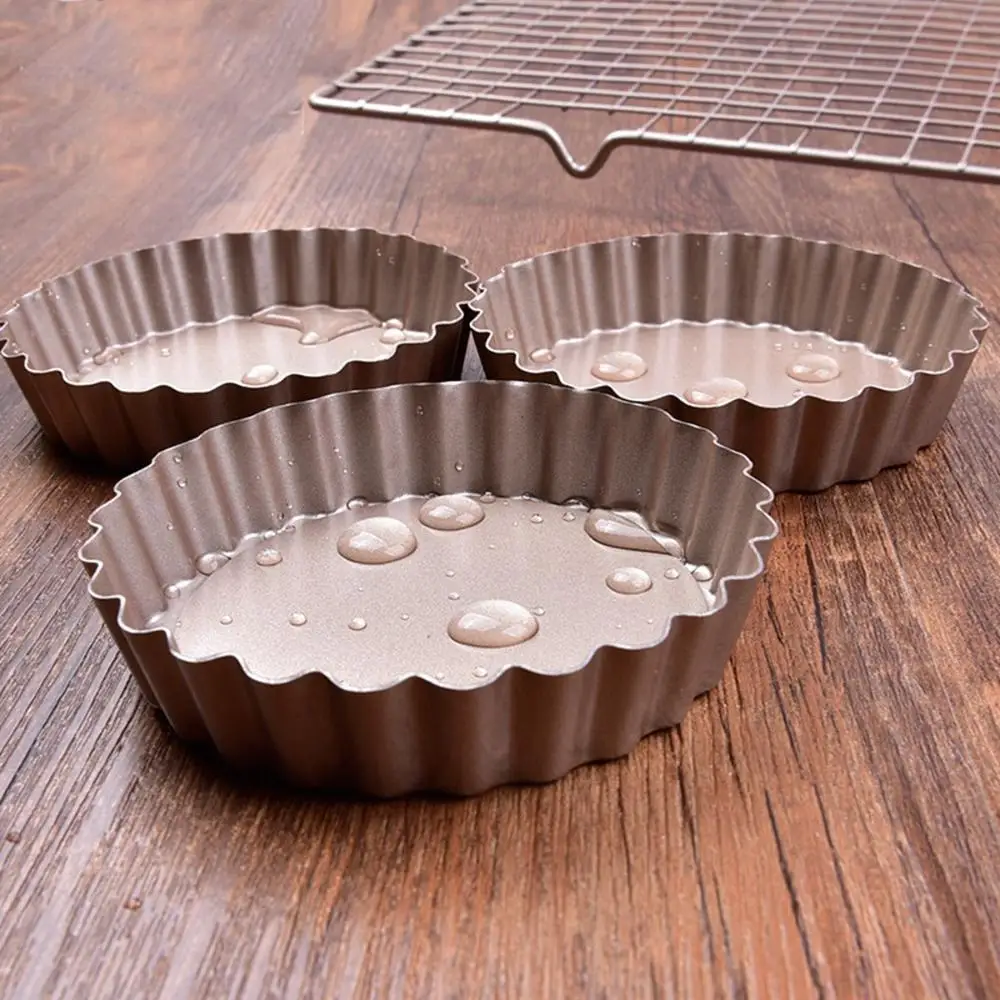 Dessert Cake Carbon Steel with Removable Bottom Mini Pie Mold Baking Tool Tart Pan Quiche Mould