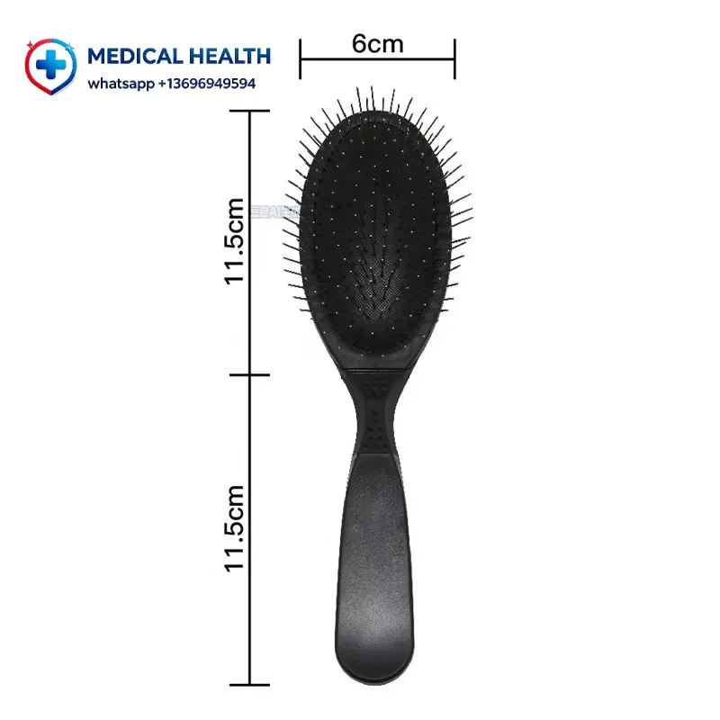 Plastic Handle Pin Brush Dog Grooming Tool Slicker Factory Wholesale Hair Plastic Handle Pin Brush Removes Shedding