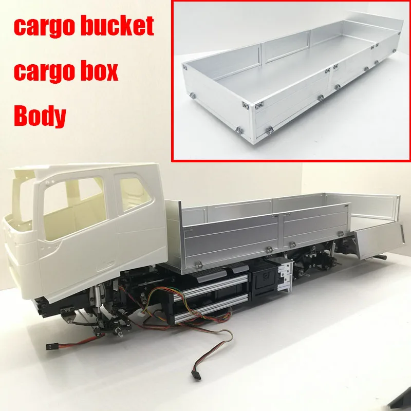 Blokada sprężynowa skrzynia ładunkowa skrzynia ładunkowa akcesoria samochodowe do 1/14 Tamiya zdalnie sterowana ciężarówka wywrotka do przyczepy