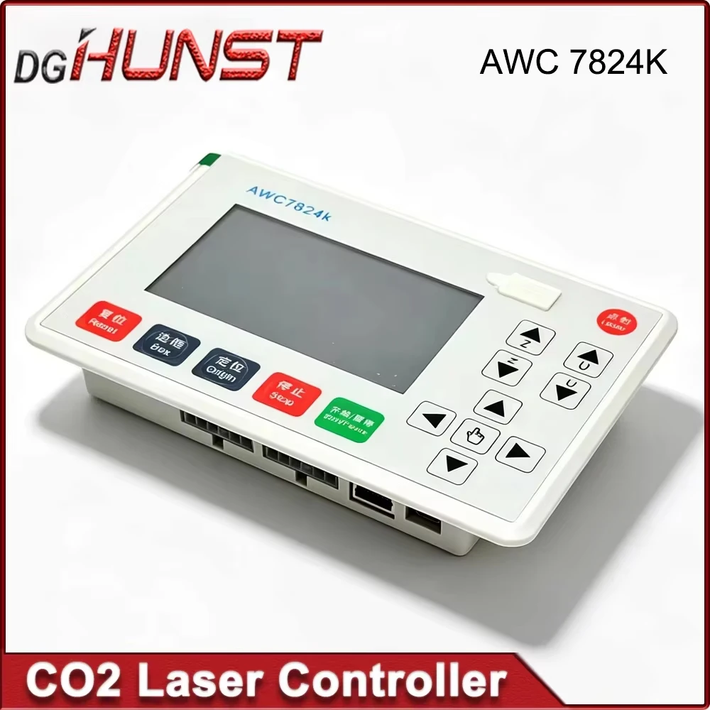 Hunst AWC708C Lite DSP CO2 Laser Control Display Panel Upgrade to Trocen AWC7824K For CNC System Laser Cutting Control Panel