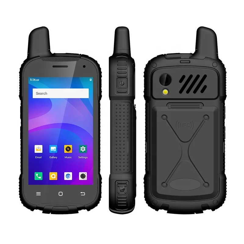 F100 4 inch IPS Touch Screen GPS NFC 4G Walkie Talkie Android 10 Zello Radio With Phone Calls