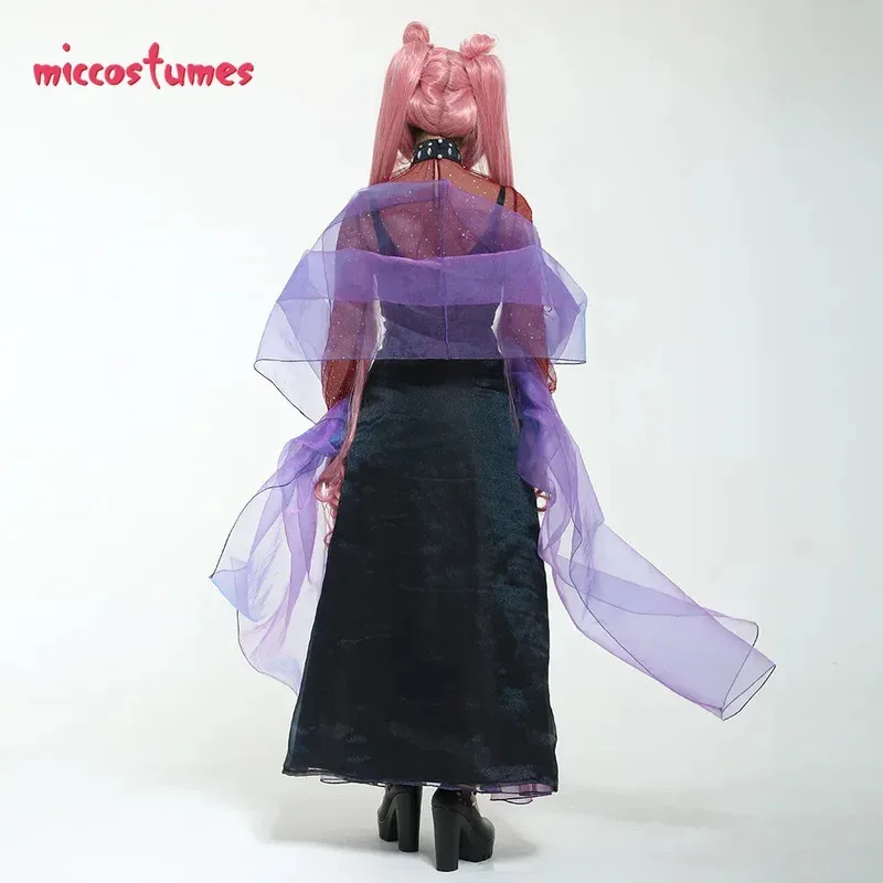 

25COSЖенский костюм для косплея Goth Black Lady Chibiusa, женский костюм на Хэллоуин