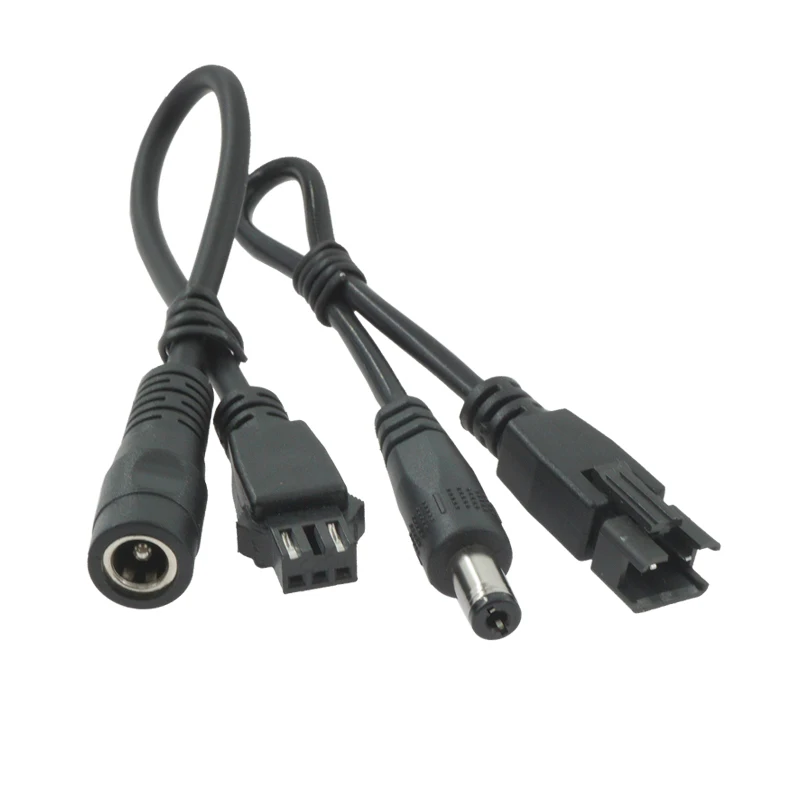

SM3P male head（hollow）to DC5.5*2.1 male head light source extension cord DC5521 female to sm3p hollow female
