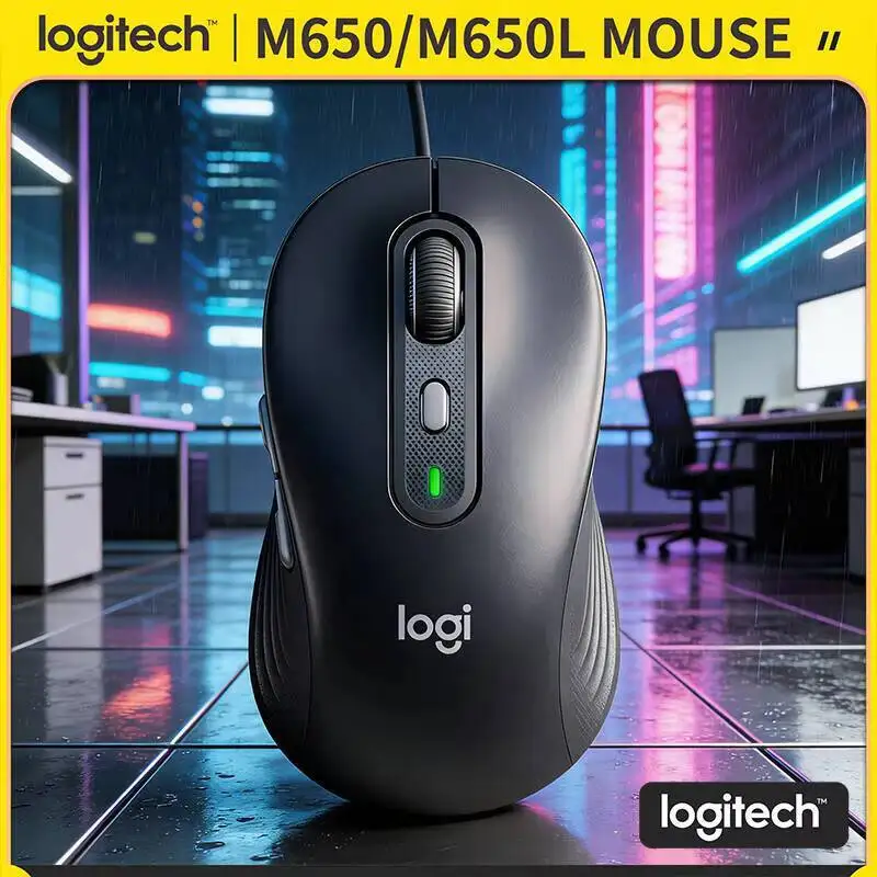 

Logitech M650 Dual Mode Wireless Mouse Silent Click for Quiet Office Environments