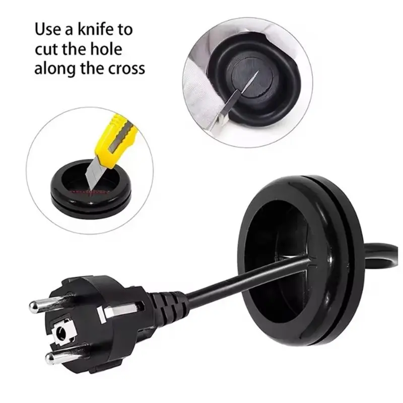 [NEWA08R】 170Pcs Rubber Grommet Kit For Wire Protection, 7 Sizes