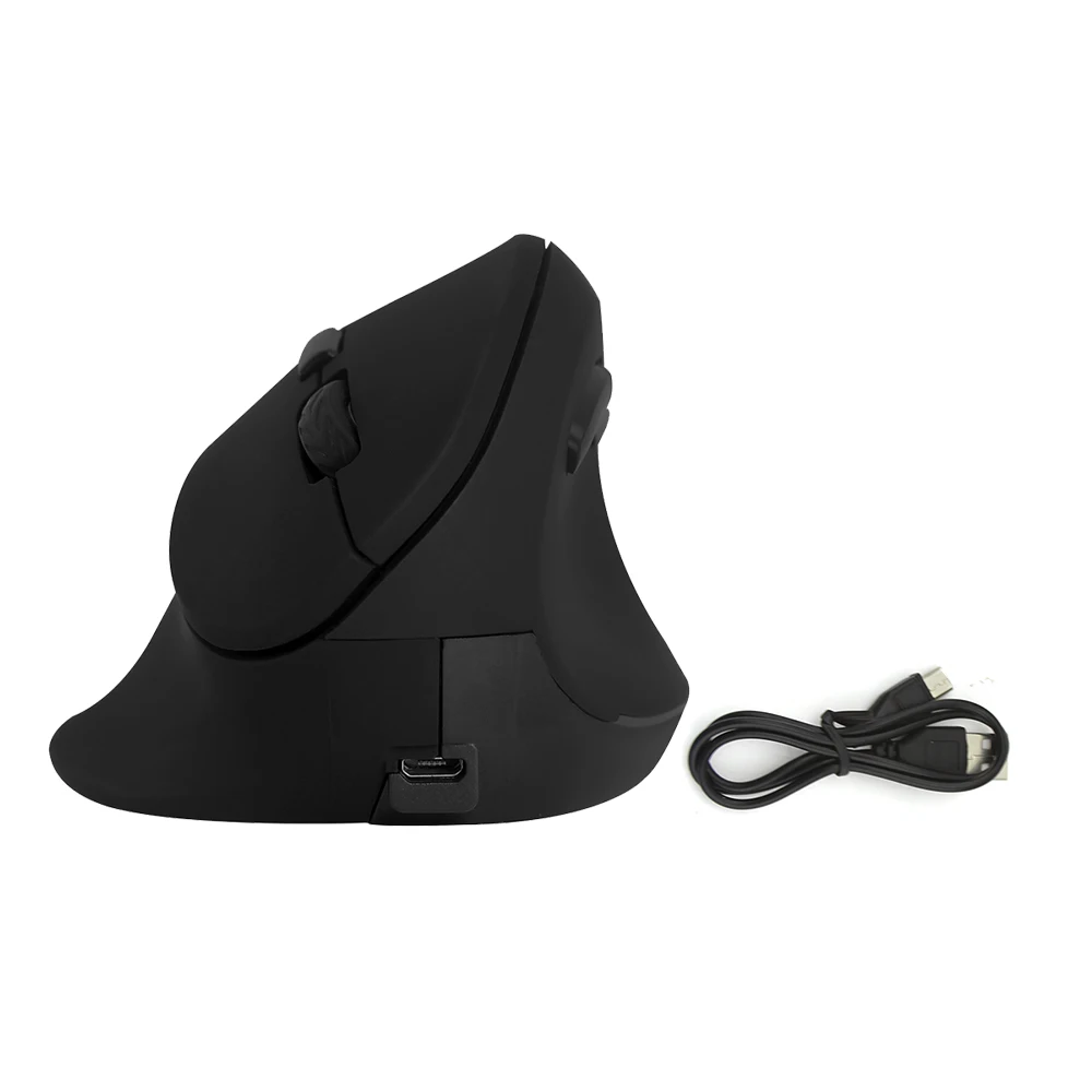 

V838 Charging Wireless Mouse Rechargeable Big Hand Vertical Mause Ergonomics Design 3-level Resulotion Office Use Mice