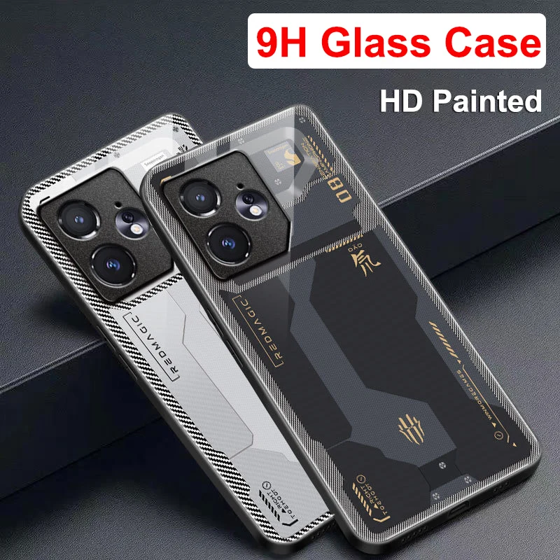 

Стеклянный чехол 9H для OPPO Realme Neo 7, чехлы из жесткого закаленного стекла, задняя крышка для телефона Realme Neo7 Turbo Shell Realme Neo 7 7X 7 SE