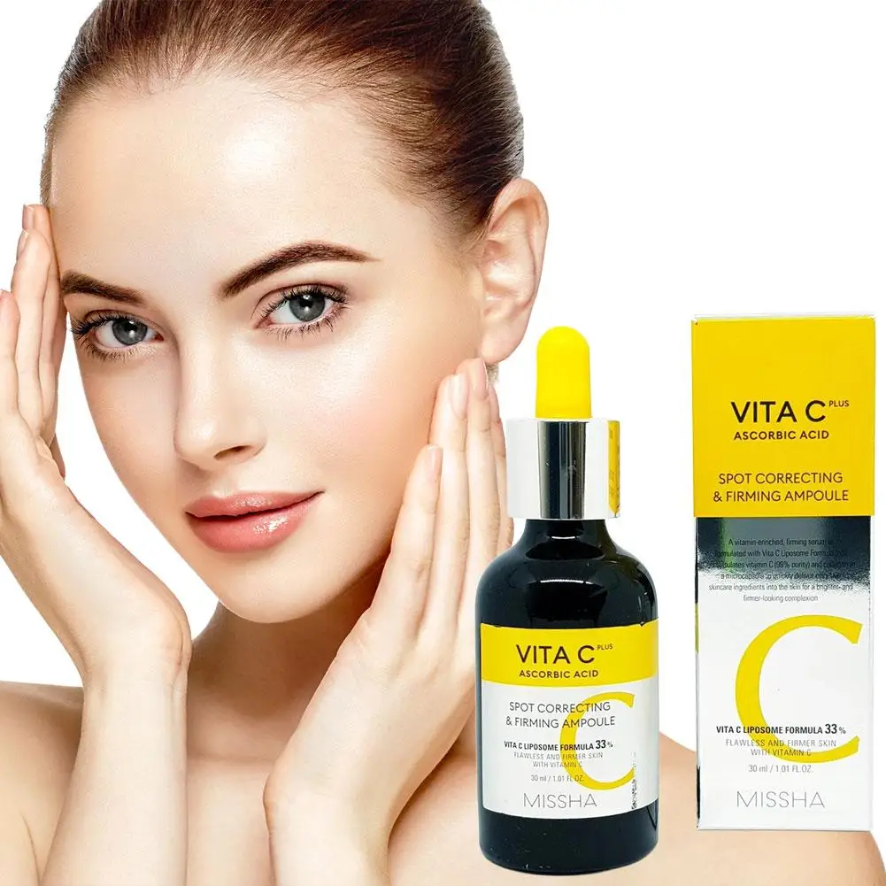 MISSHA VITE C Essence 30 مل ترطيب لشد البشرة ومضاد للعيوب يقلل الخطوط الدقيقة ويقلل من الترهل ويخفف الجفاف