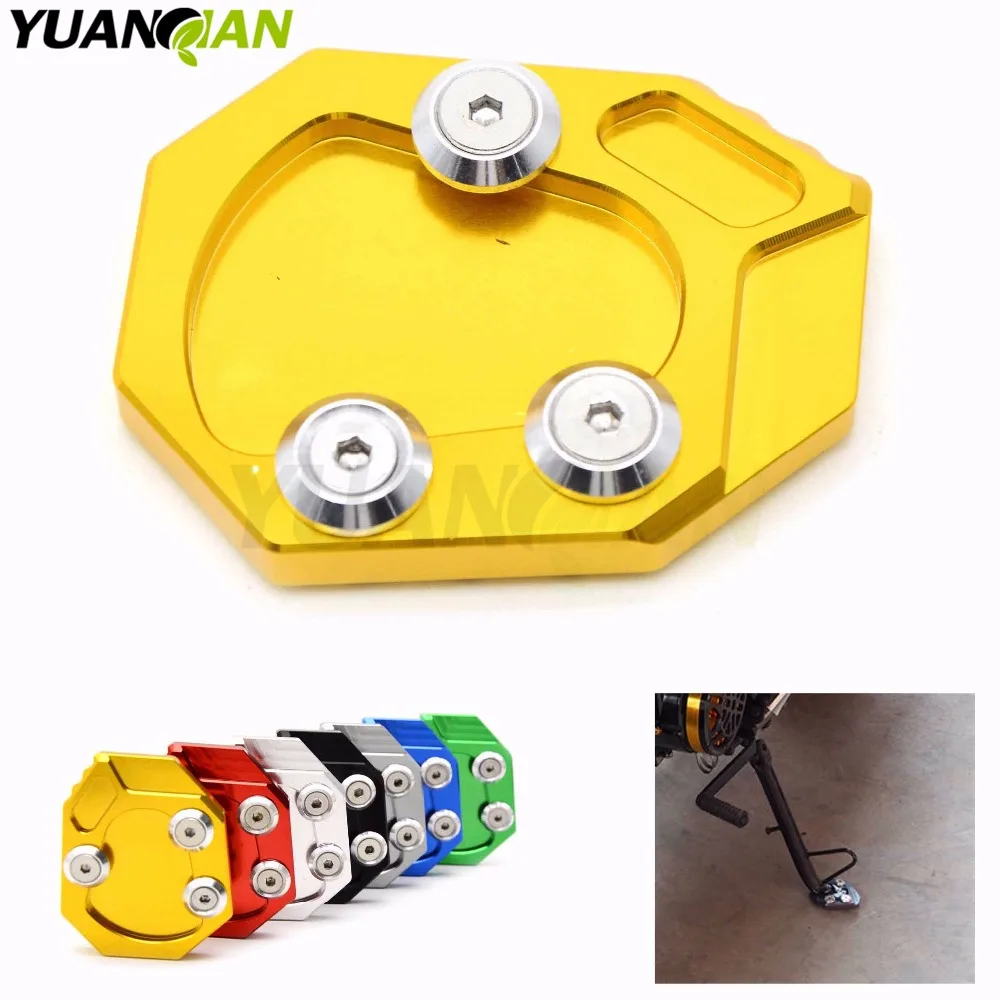

Motorcycle Foot Side Stand Enlarger extension kickstand plate pad for yamaha yzf R1 YZF-R1 YZFR1 1999 2000 2001 2002-2014