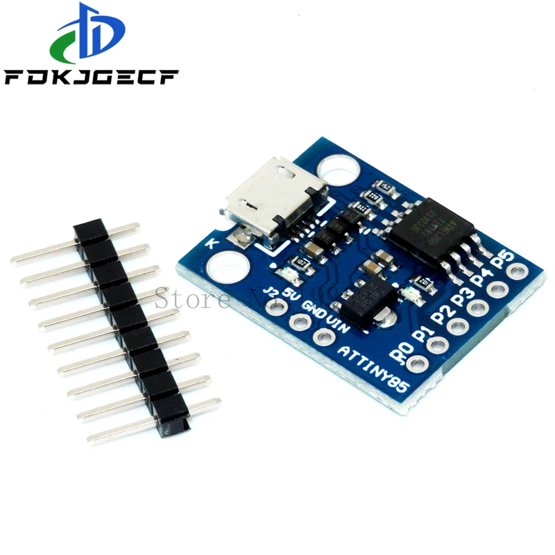 Digispark Kickstarter Micro Development Board ATTINY85/TINY85 ATTINY13A Module for Arduino IIC I2C USB