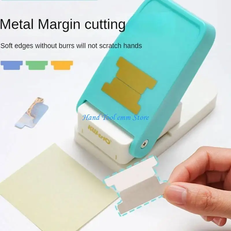 H37F Professional DIY Hole Puncher Index Crafts for Sorting Documents Compact and Sturdy Build for Crafts and Projects