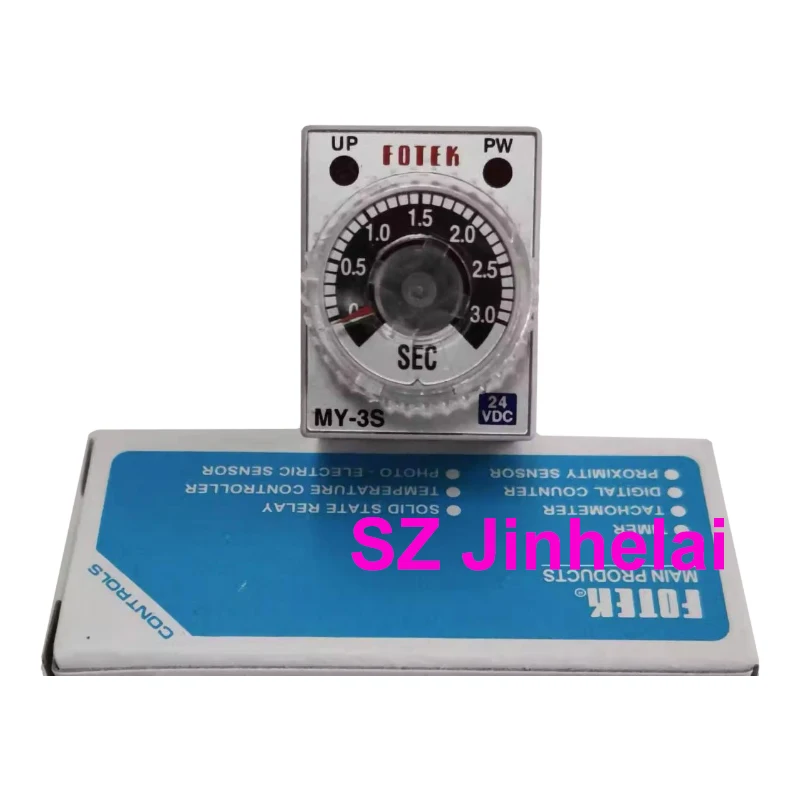 

Authentic Original FOTEK Small Time Relays MY-1S-4P MY-3S-4P MY-6S-4P MY-10S-4P 220VAC 24VDC Timer