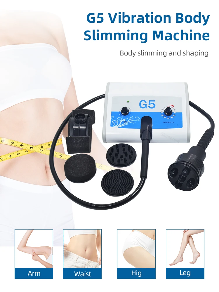 Hochfrequenz-G5-Vibrationsgerät zur Körperschlankheit, Fitness-Massagegerät zur Reduzierung von Cellulite und Fett, Formung, Gewichtsverlust, Entlastung von Muskelverspannungen, Müdigkeit und