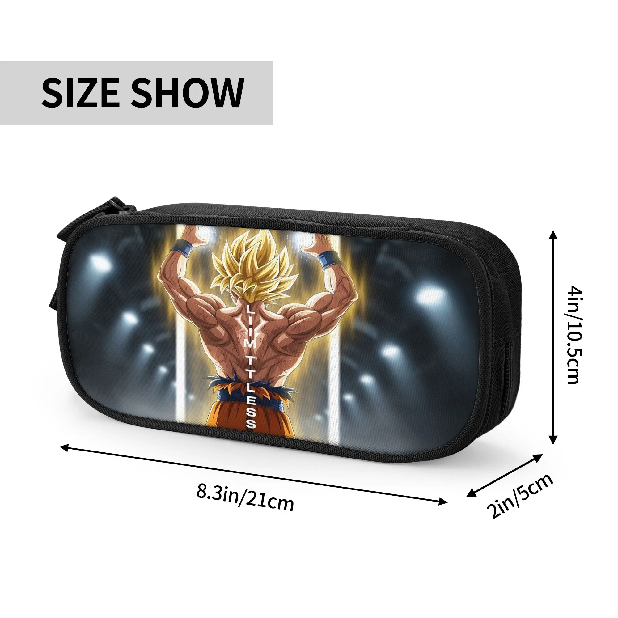 Custom Dragon Ball Z Large Capacity Bags for Child  School Pencil Bag for Boys Gilrs Kids