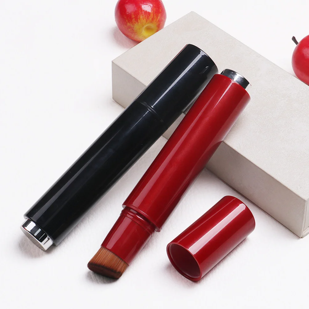 Professionelles Foundation-Pinsel-Set für Frauen, Reise-Make-up-Werkzeuge, flache Oberseite, Gesichtsbemalung, universell tragbar