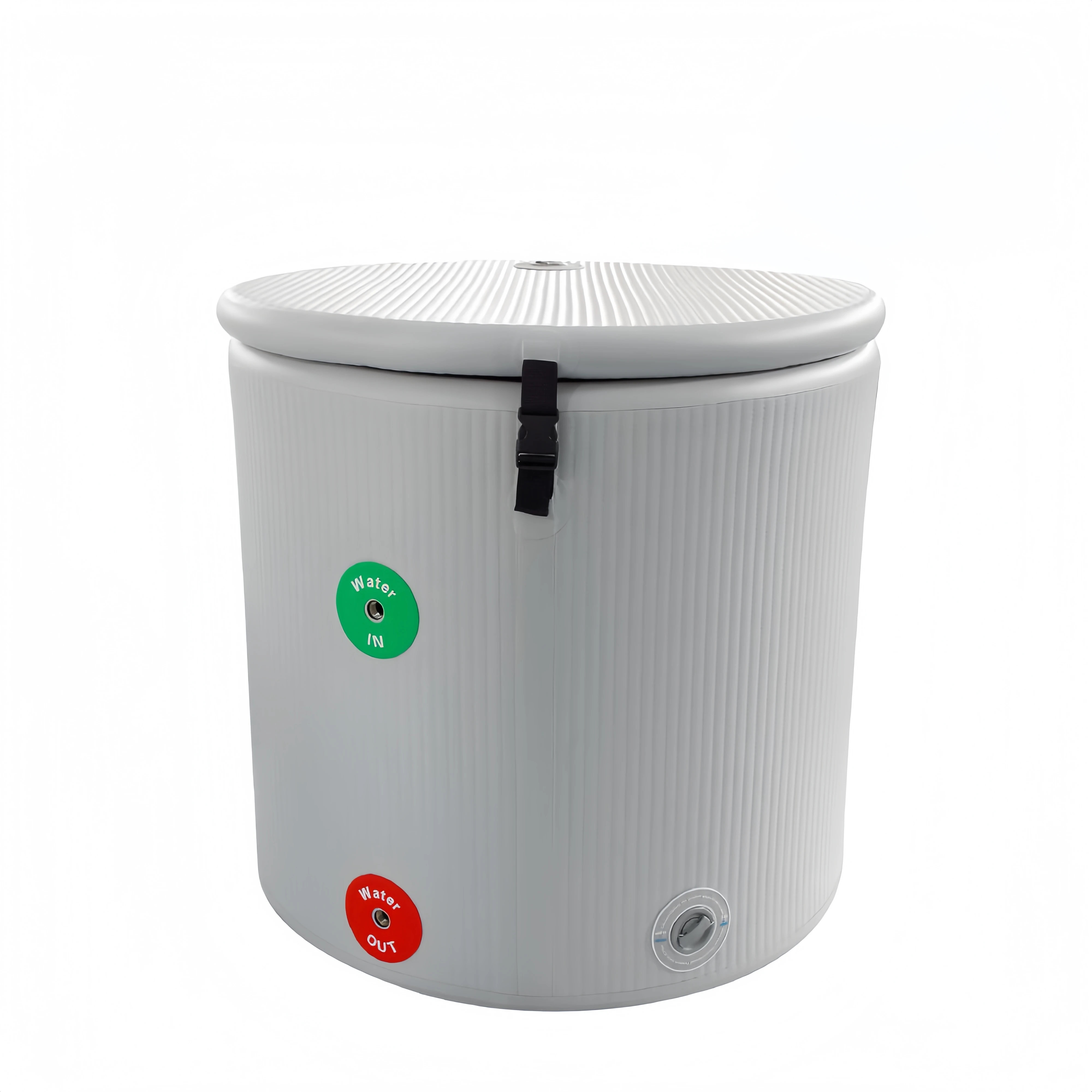 

%& Outdoor CE Certified PVC Inflatable Ice Bath Tub DWF High Pressure Dropstitch Cold Plunge Portable 2-Year Warranty 1-Person