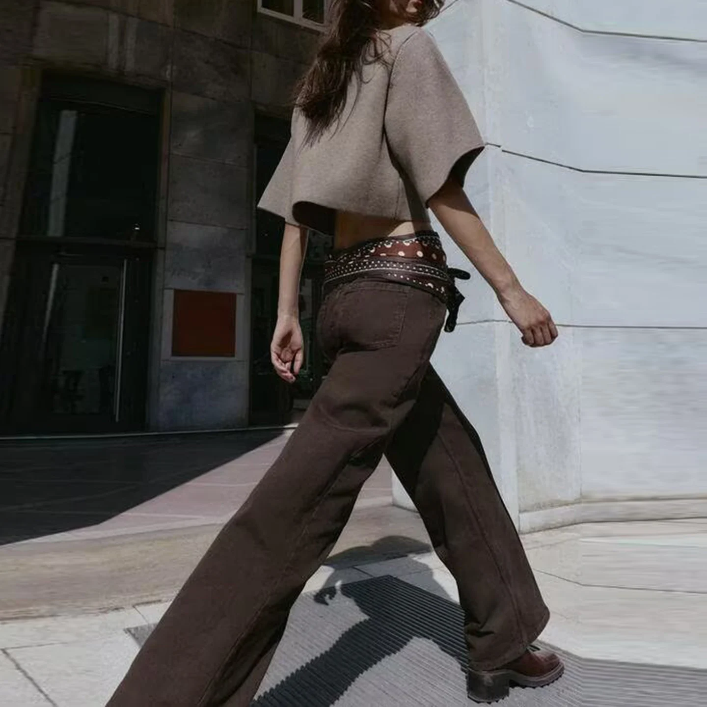 

Z 2025 Autumn New Casual Knitted Coat Women's ort Outerwear with Button Faionable Personali Cotton Blend Fabric