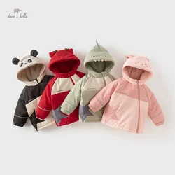 Dave Bella Children Boys Girls cool Tops Outerwear 2024 Autumn Winter Fashion Casual Comfortable Overcoat Outdoor Warm DB4242808