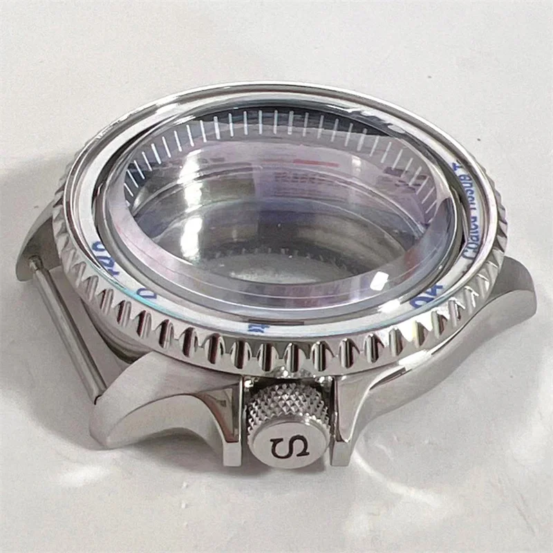 Caja de reloj de acero inoxidable 316L, 41,5mm, compatible con NH35, NH36, movimiento automático