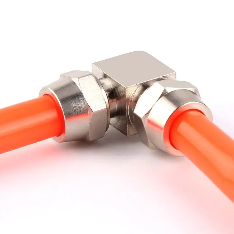 

Stainless steel Pneumatic Air Quick Connector For Hose Tube PV-4/6/8/10/12/14/16 Fast Joint Connection
