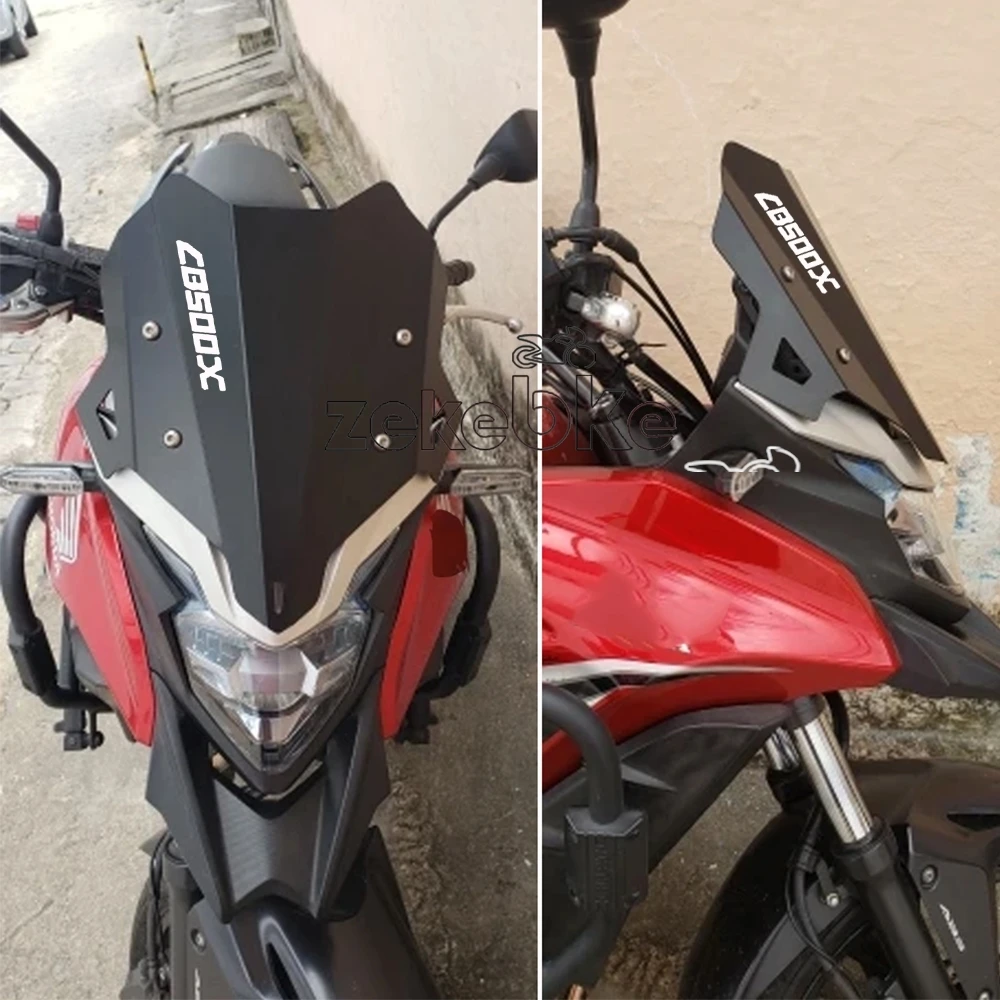 2023 2024 Windshield Windscreen Protector Motorcycle Accessories Wind Screen For Honda CB500X CB 500 X CB500 2019 2020 2021 2022 - view 3