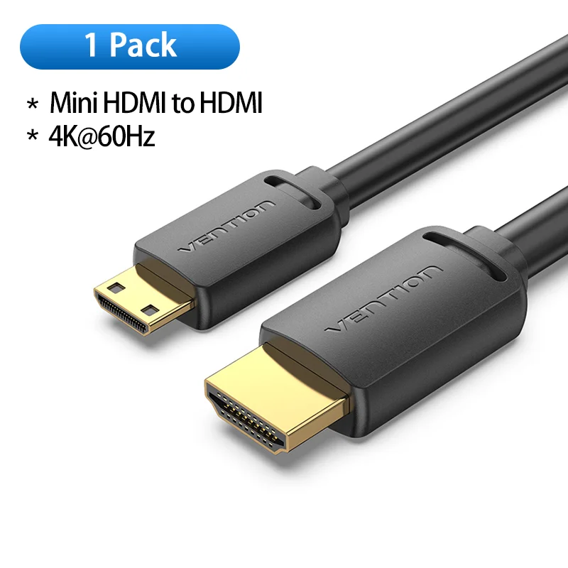 Ventie Micro HDMI naar HDMI Kabel 4K Mini HDMI Male naar Male Koord voor GoPro Sony Camera Callphone Tablet Projector HDTV Mini HDMI
