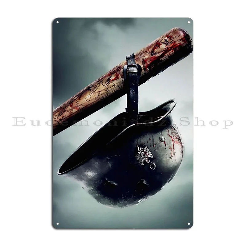 Inglourious Basterds Metal Sign Poster Create Pub Party Design Pub Club Tin Sign Poster