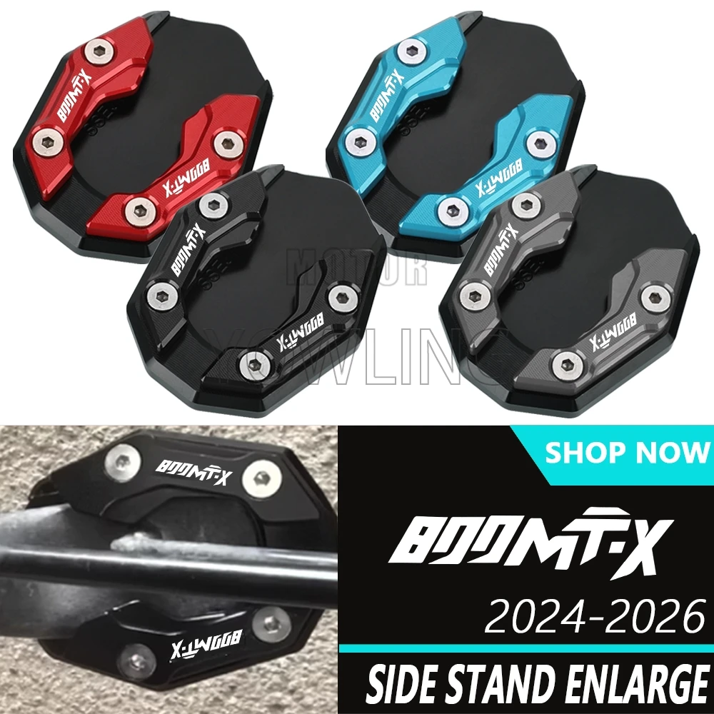 Motorrad Seitenständer-Vergrößerungsplatte für CFMOTO CF MOTO 800MT 800MTX 800 MT 800 MTX MT-X 2024 2025 2026