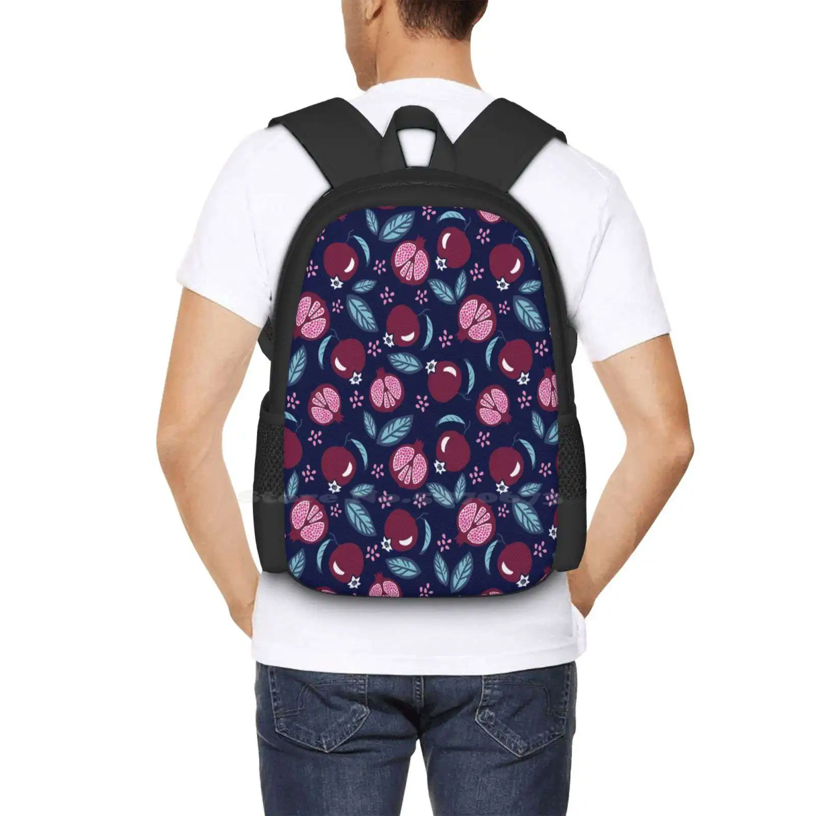 Rodi-Greek Pomegranate Hot Sale Backpack Fashion Bags Pomegranate Rodi Greece Fruit