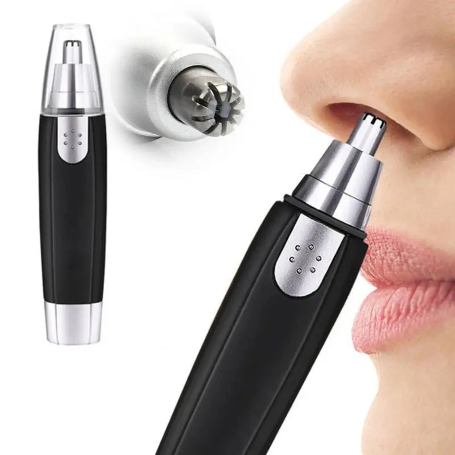 

Electric Nose Hair Trimmer New Kit for Men and Women with Face Clean Trimmer, Razor Removal, and Shaving - Complete Nose and Fac