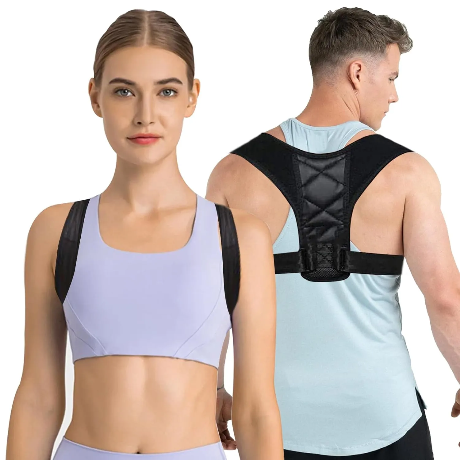 Posture Corrector for Women & Men Upper Back Brace for Clavicle Support Providing Pain Relief from Neck, Back & Shoulder