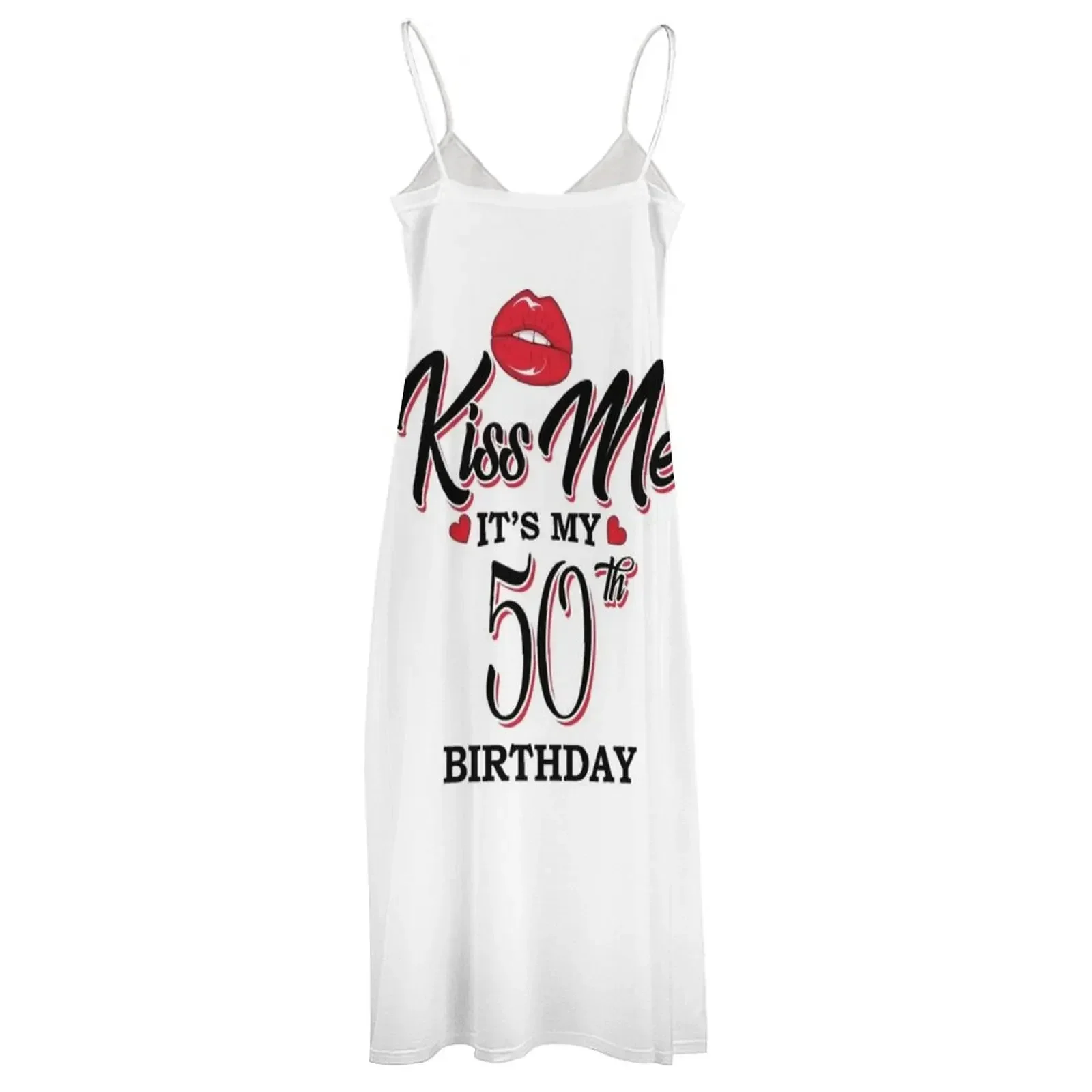 Kiss Me It's My 50 ° cumpleaños para mujer, Camisa sin mangas para mujer, vestidos de verano para mujer, ropa de graduación, 1968, 1967