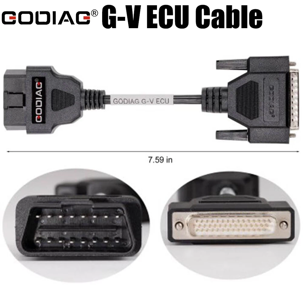

Кабель ECU GODIAG G-V для подключения Xhorse MULTI PROG с GT107 или GT107+ GPT BENCH BOOT для чтения и записи данных